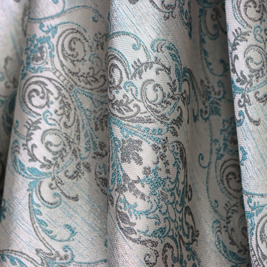 Ameline V-2 Wholesale Jacquard Background Curtain Fabrics Living Room and Bedroom Curtains 4 Models 100% Polyester