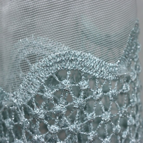 Buğu V-33 Wholesale Brode Tulle Curtain Fabrics Living Room and Bedroom Curtains 5 Models 100% Polyester