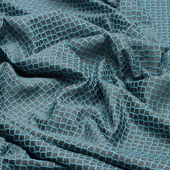 Çeşme V-58 Wholesale Jacquard Background Curtain Fabrics Living Room and Bedroom Curtains 13 Models 100% Polyester