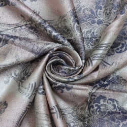 Cremona V-15 Wholesale Satin Woven Background Curtain Fabrics Living Room and Bedroom Curtains 5 Models 100% Polyester