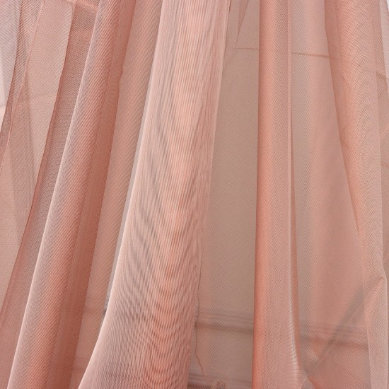 Nadia V-15 Wholesale Transparent Tulle Curtain Fabrics Living Room and Bedroom Curtains 41 Models 100% Polyester