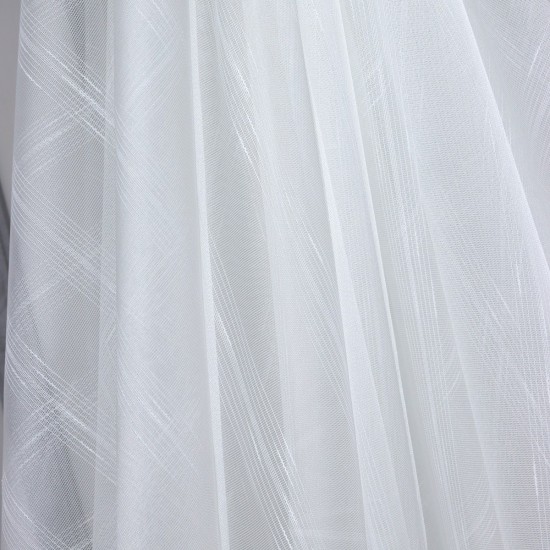 D-3 Wholesale Transparent Tulle Curtain Fabrics Living Room and Bedroom Curtains  100% Polyester