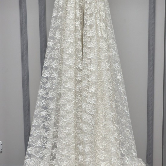 Desen-62 V--1  Wholesale Brode Tulle Curtain Fabrics Living Room and Bedroom Curtains 2 Models 100% Polyester