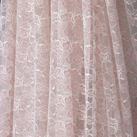 Desen-62 V-2 Wholesale Brode Tulle Curtain Fabrics Living Room and Bedroom Curtains 2 Models 100% Polyester