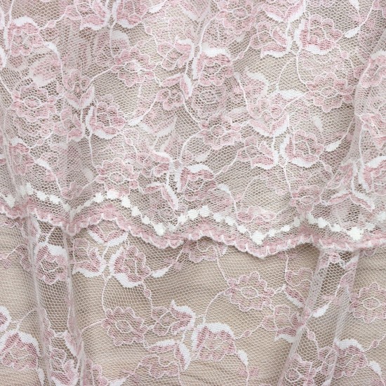 Desen-62 V-2 Wholesale Brode Tulle Curtain Fabrics Living Room and Bedroom Curtains 2 Models 100% Polyester