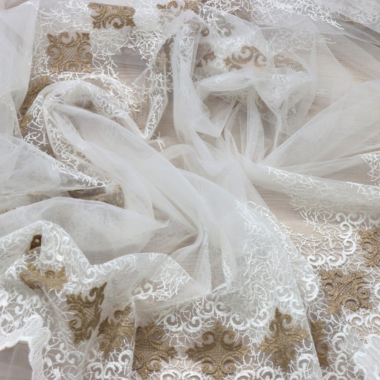 Moskow V-3 Wholesale Brode Tulle Curtain Fabrics Living Room and Bedroom Curtains 3 Models 100% Polyester