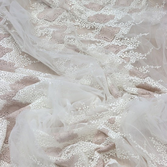 Desen-971 T--1 Wholesale Brode Tulle Curtain Fabrics Living Room and Bedroom Curtains 2 Models 100% Polyester