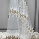 Desen-971 V-1 Wholesale Brode Tulle Curtain Fabrics Living Room and Bedroom Curtains 2 Models 100% Polyester