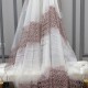 Dünya V-22 Wholesale 3 Row Embroidered Tulle Curtain Fabrics Living Room and Bedroom Curtains 4 Models 100% Polyester