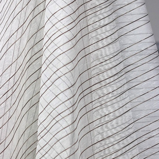 Duru V--1 Wholesale Transparent Tulle Curtain Fabrics Living Room and Bedroom Curtains 2 Models 100% Polyester