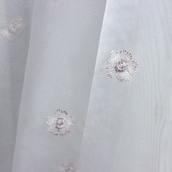 Florensiya V-5 Wholesale Embroidered  Brode Tulle Curtain Fabrics Living Room and Bedroom Curtains 4 Models 100% Polyester