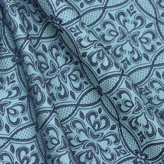 Foça V-53 Wholesale Jacquard Background Curtain Fabrics Living Room and Bedroom Curtains 21 Models 100% Polyester