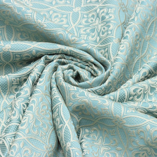 Foça V-56 Wholesale Jacquard Background Curtain Fabrics Living Room and Bedroom Curtains 21 Models 100% Polyester