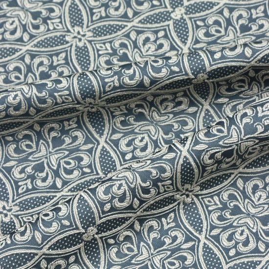 Foça V-61 Wholesale Jacquard Background Curtain Fabrics Living Room and Bedroom Curtains 21 Models 100% Polyester