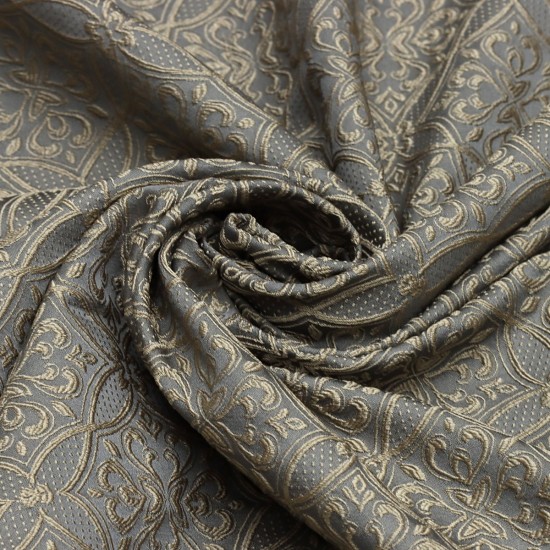 Foça V-63 Wholesale Jacquard Background Curtain Fabrics Living Room and Bedroom Curtains 21 Models 100% Polyester