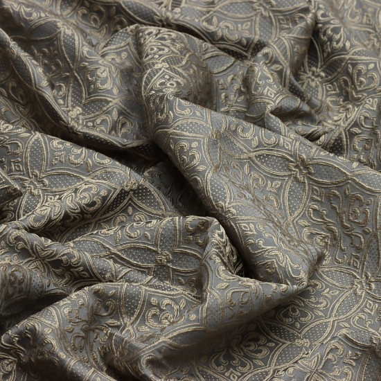 Foça V-63 Wholesale Jacquard Background Curtain Fabrics Living Room and Bedroom Curtains 21 Models 100% Polyester