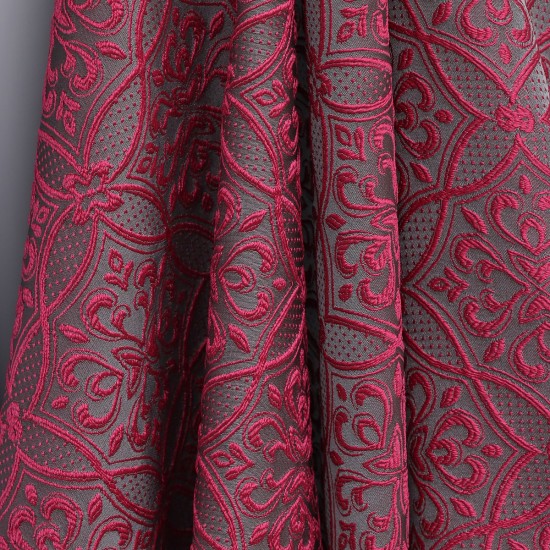 Foça V-67 Wholesale Jacquard Background Curtain Fabrics Living Room and Bedroom Curtains 21 Models 100% Polyester