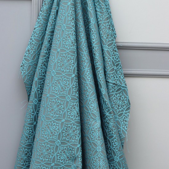 Foça V-69 Wholesale Jacquard Background Curtain Fabrics Living Room and Bedroom Curtains 21 Models 100% Polyester