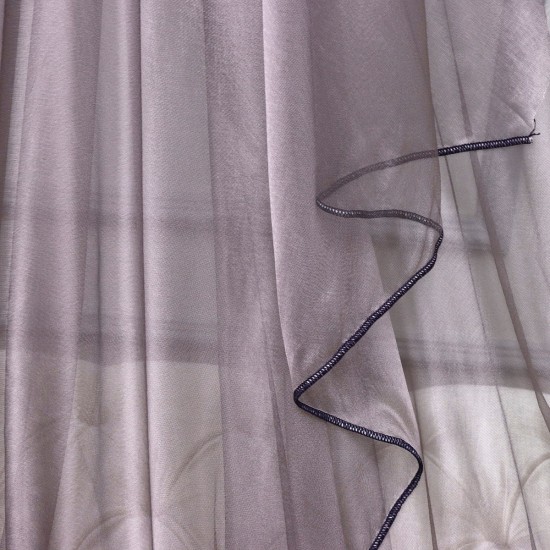  Targeryan V-27 Wholesale Transparent Tulle Curtain Fabrics Living Room and Bedroom Curtains 75 Models 100% Polyester