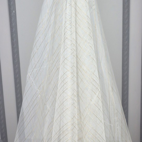  Targeryan V-52 Wholesale Transparent Tulle Curtain Fabrics Living Room and Bedroom Curtains 75 Models 100% Polyester