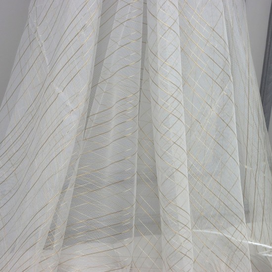  Targeryan V-52 Wholesale Transparent Tulle Curtain Fabrics Living Room and Bedroom Curtains 75 Models 100% Polyester