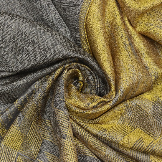 Panel Geometri V--344 Wholesale Double Sided Background Curtain Fabrics Living Room and Bedroom Curtains 100% Polyester 290x290 4 Models