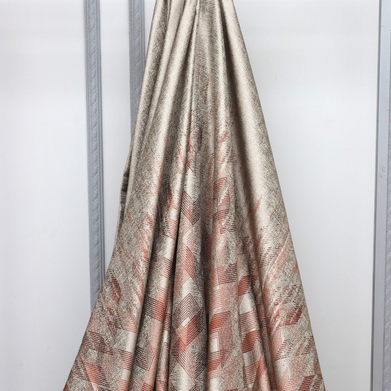 Panel Geometri V-455 Wholesale Double Sided Background Curtain Fabrics Living Room and Bedroom Curtains 100% Polyester 290x290 4 Models