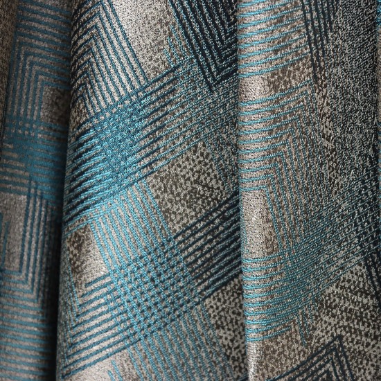Panel Geometri V-566 Wholesale Double Sided Background Curtain Fabrics Living Room and Bedroom Curtains 100% Polyester 290x290 4 Models