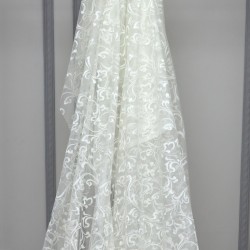 Hür 114 Wholesale Raschel Plain Knitted Tulle Curtain Fabrics Living Room and Bedroom Curtains 100% Polyester