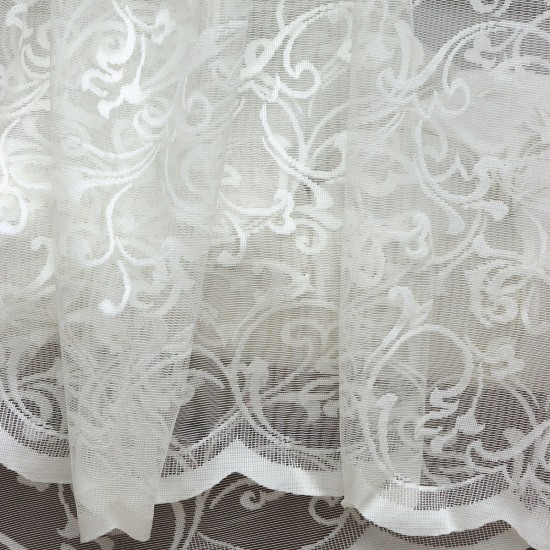 Hür 114 Wholesale Raschel Plain Knitted Tulle Curtain Fabrics Living Room and Bedroom Curtains 100% Polyester