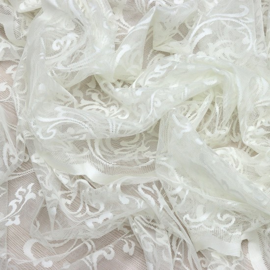 Hür 114 Wholesale Raschel Plain Knitted Tulle Curtain Fabrics Living Room and Bedroom Curtains 100% Polyester