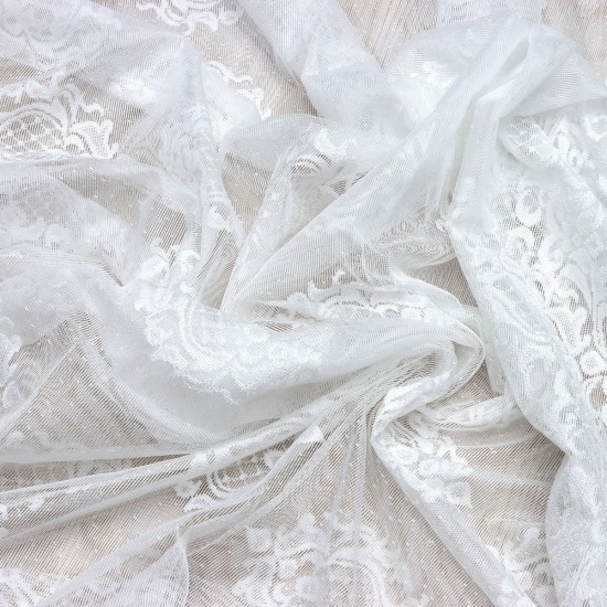 Hür-139 V--1 Wholesale Brode Embroidered Tulle Curtain Fabrics Living Room and Bedroom Curtains 2 Models 100% Polyester