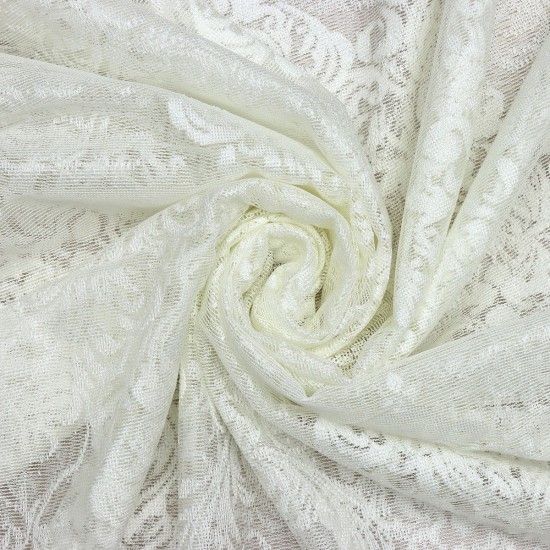 Carol V-2 Wholesale Raschel Plain Knitted Tulle Curtain Fabrics Living Room and Bedroom Curtains 2 Models 100% Polyester