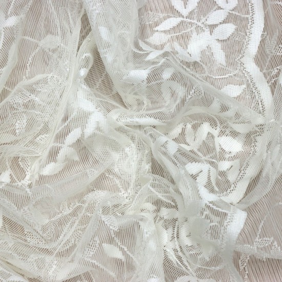 Negan V--1 Wholesale Brode Embroidered Tulle Curtain Fabrics Living Room and Bedroom Curtains 2 Models 100% Polyester