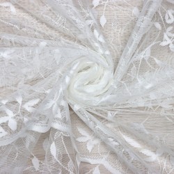 Negan V-2 Wholesale Brode Embroidered Tulle Curtain Fabrics Living Room and Bedroom Curtains 2 Models 100% Polyester