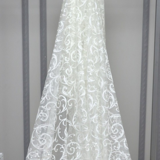 Hür 221 Wholesale Raschel Plain Knitted Tulle Curtain Fabrics Living Room and Bedroom Curtains 100% Polyester