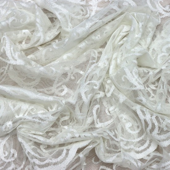 Hür 221 Wholesale Raschel Plain Knitted Tulle Curtain Fabrics Living Room and Bedroom Curtains 100% Polyester