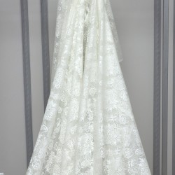 Nora V-2 Wholesale Raschel Plain Knitted Tulle Curtain Fabrics Living Room and Bedroom Curtains 2 Models 100% Polyester