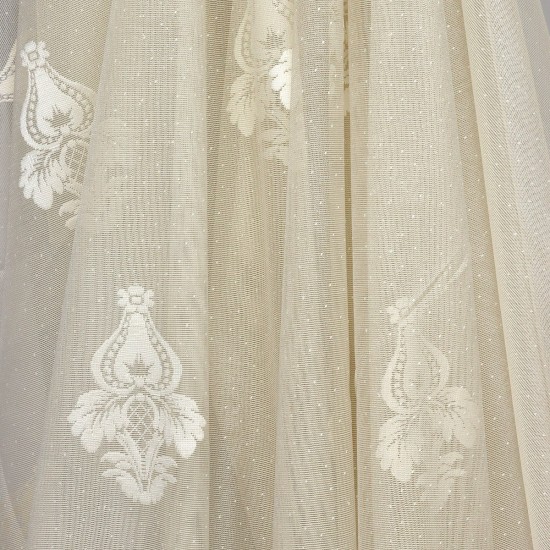 Sansa V-1 Wholesale Raschel Plain Knitted Tulle Curtain Fabrics Living Room and Bedroom Curtains 3 Models 100% Polyester