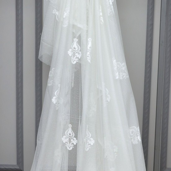 Sansa V-2 Wholesale Raschel Plain Knitted Tulle Curtain Fabrics Living Room and Bedroom Curtains 3 Models 100% Polyester