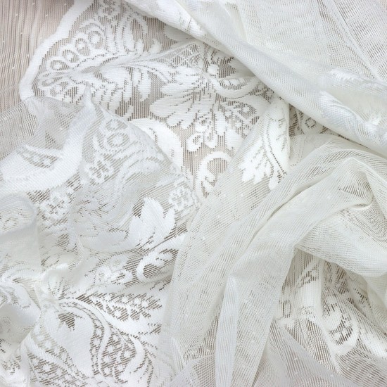 Sansa V-2 Wholesale Raschel Plain Knitted Tulle Curtain Fabrics Living Room and Bedroom Curtains 3 Models 100% Polyester