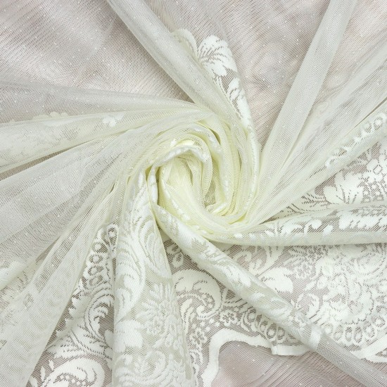 Sansa V-3 Wholesale Raschel Plain Knitted Tulle Curtain Fabrics Living Room and Bedroom Curtains 3 Models 100% Polyester