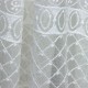 Kanaviçe-1  Wholesale Brode Tulle Curtain Fabrics Living Room and Bedroom Curtains  100% Polyester