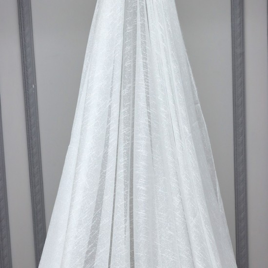 Kt-404 V--0 Wholesale Linen Tulle Curtain Fabrics Living Room and Bedroom Curtains 2 Models  100% Polyester