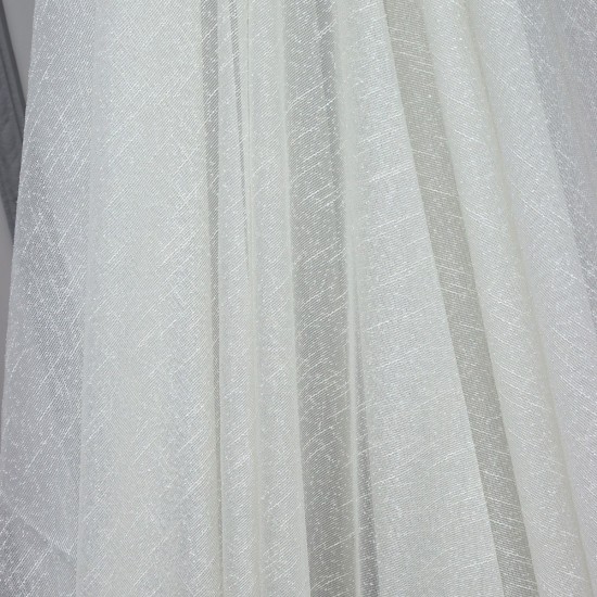 Kt-404 V-1 Wholesale Linen Tulle Curtain Fabrics Living Room and Bedroom Curtains 2 Models  100% Polyester
