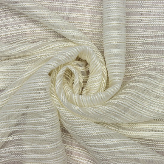 Medan V--9 Wholesale Striped Transparent Tulle Curtain Fabrics Living Room and Bedroom Curtains 2 Models 100% Polyester