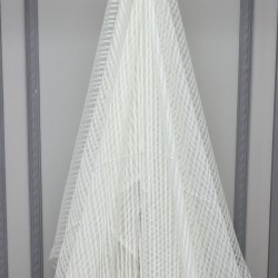 Medan V-11 Wholesale Striped Transparent Tulle Curtain Fabrics Living Room and Bedroom Curtains 2 Models 100% Polyester
