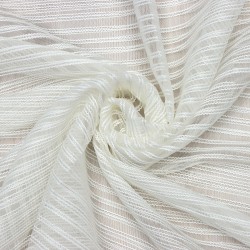 Medan V-11 Wholesale Striped Transparent Tulle Curtain Fabrics Living Room and Bedroom Curtains 2 Models 100% Polyester