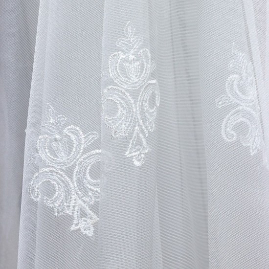 Montreal V--2 Wholesale Brode Tulle Curtain Fabrics Living Room and Bedroom Curtains 3 Models 100% Polyester