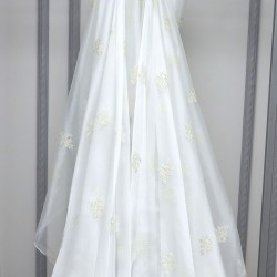 Montreal V-4 Wholesale Brode Tulle Curtain Fabrics Living Room and Bedroom Curtains 3 Models 100% Polyester